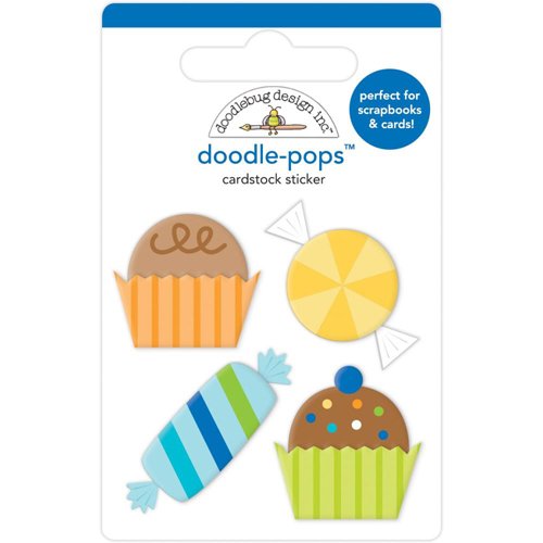 Doodle-Pops Cardstock Sticker - Party Favors