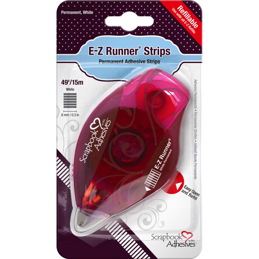 3L - Scrapbook Adhesives - E-Z Runner Tape - Permanent Strips - Refillable