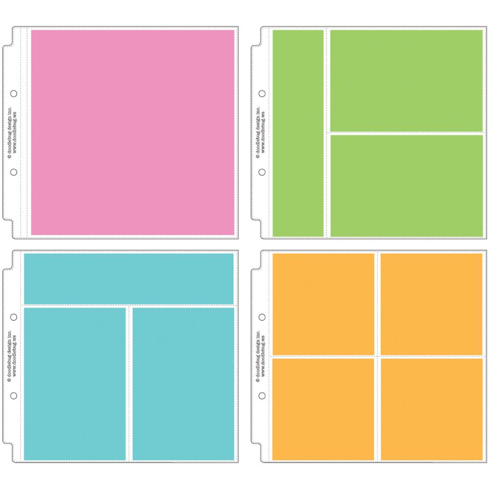8 x 8 Storybook Album Protectors - Assortment 8"X8" 12/Pkg