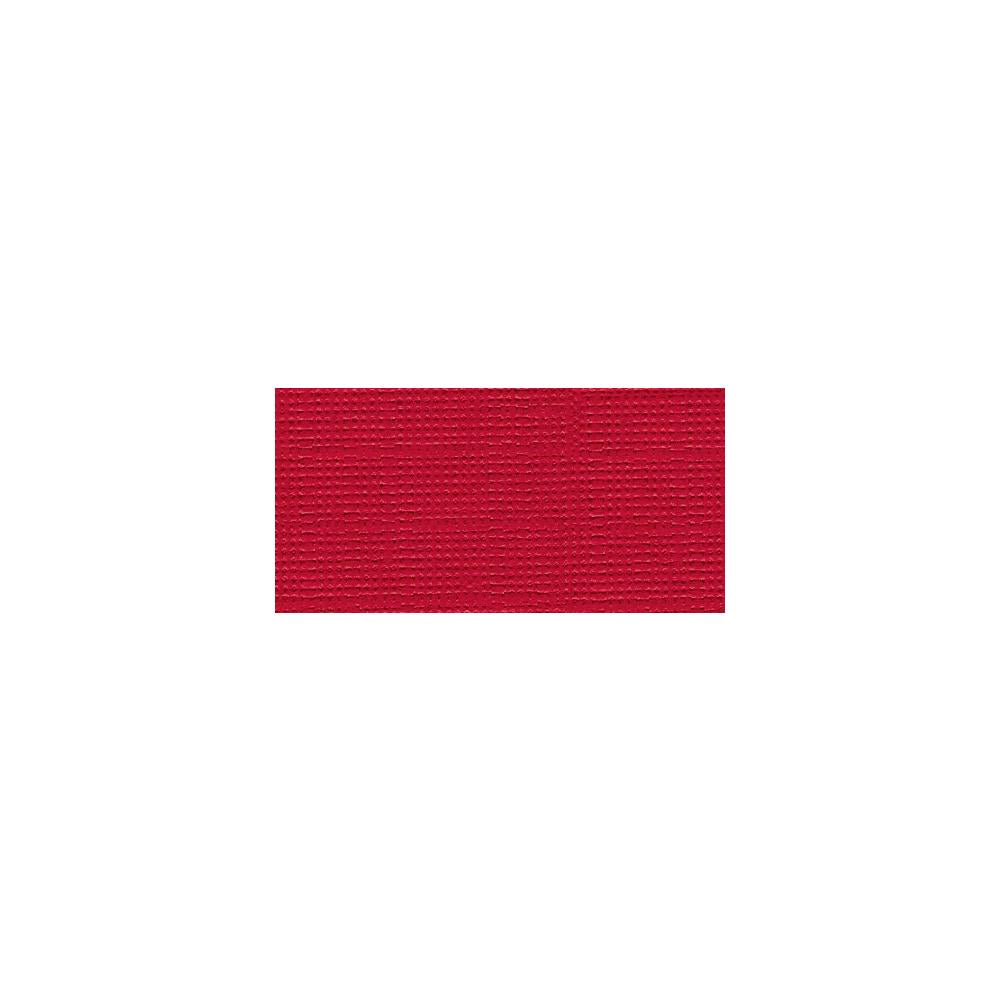 Classic Red / Canvas - Bazzill Mono Cardstock 12"X12"