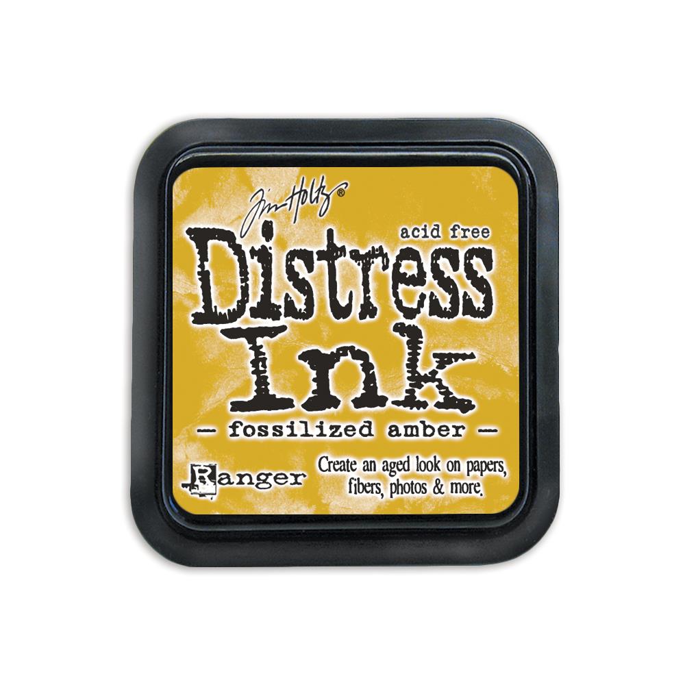 Distress Ink Pad - Fossilized Amber