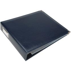 Classic Leather - 12x12 Three Ring Album - Navy