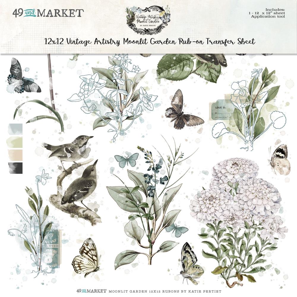 49 AND MARKET Vintage Artistry Big Album Kit: Moonlit Garden