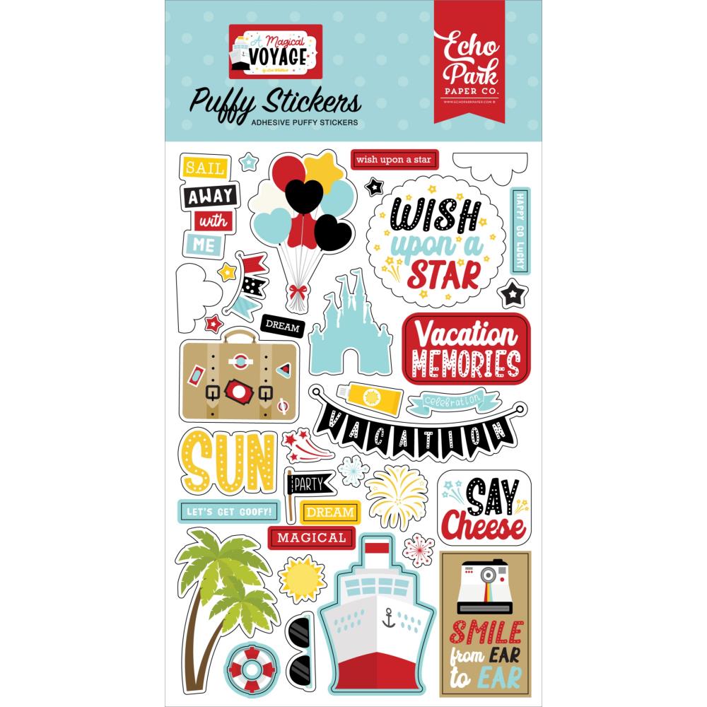A Magical Voyage Echo Park Puffy Sticker