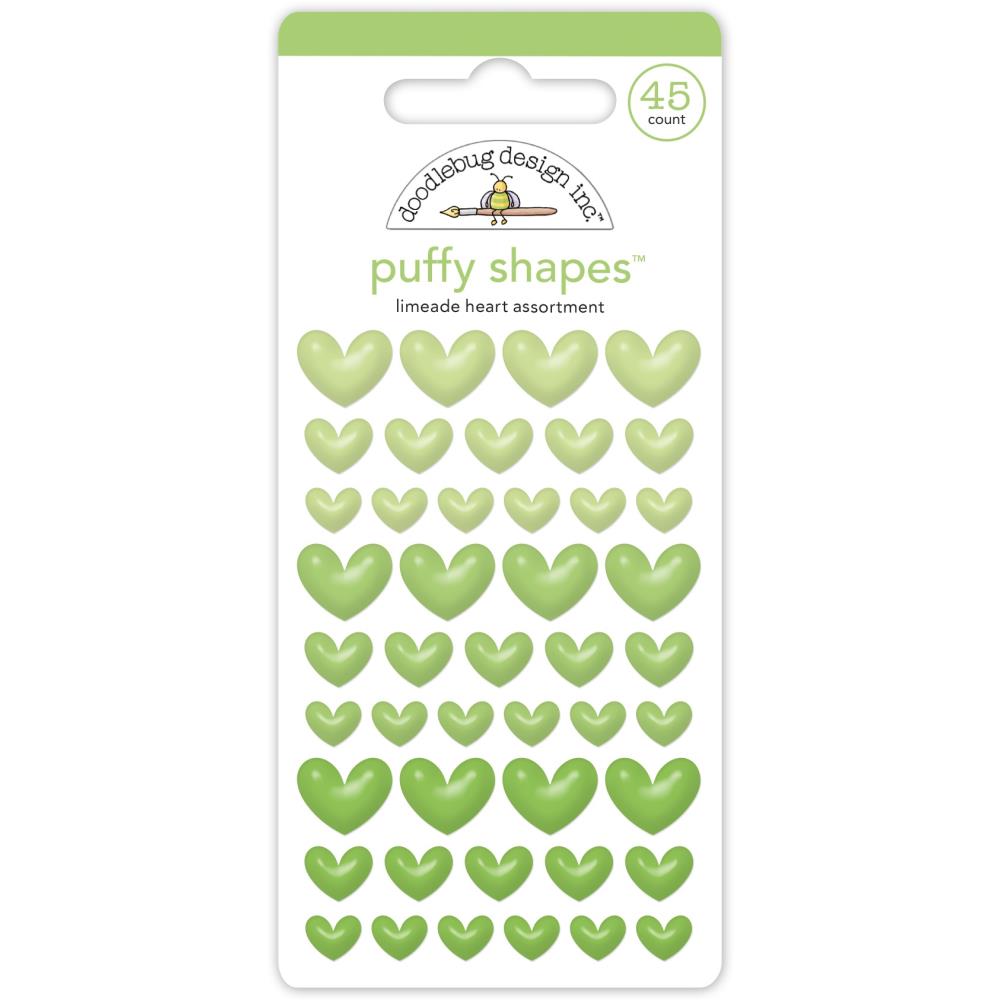 Limeade Heart - Puffy Shapes