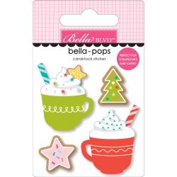 Merry Mingle Bella-Pops 3D Stickers Cookies & Cocoa