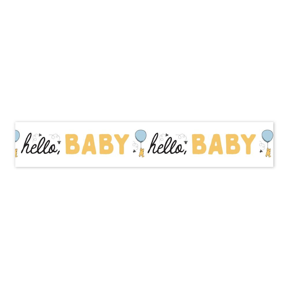 Winnie The Pooh Baby Washi Tape 30' Hello Baby Balloon