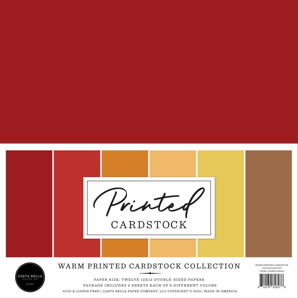Carta Bella Collection Kit 12"X12" Warm