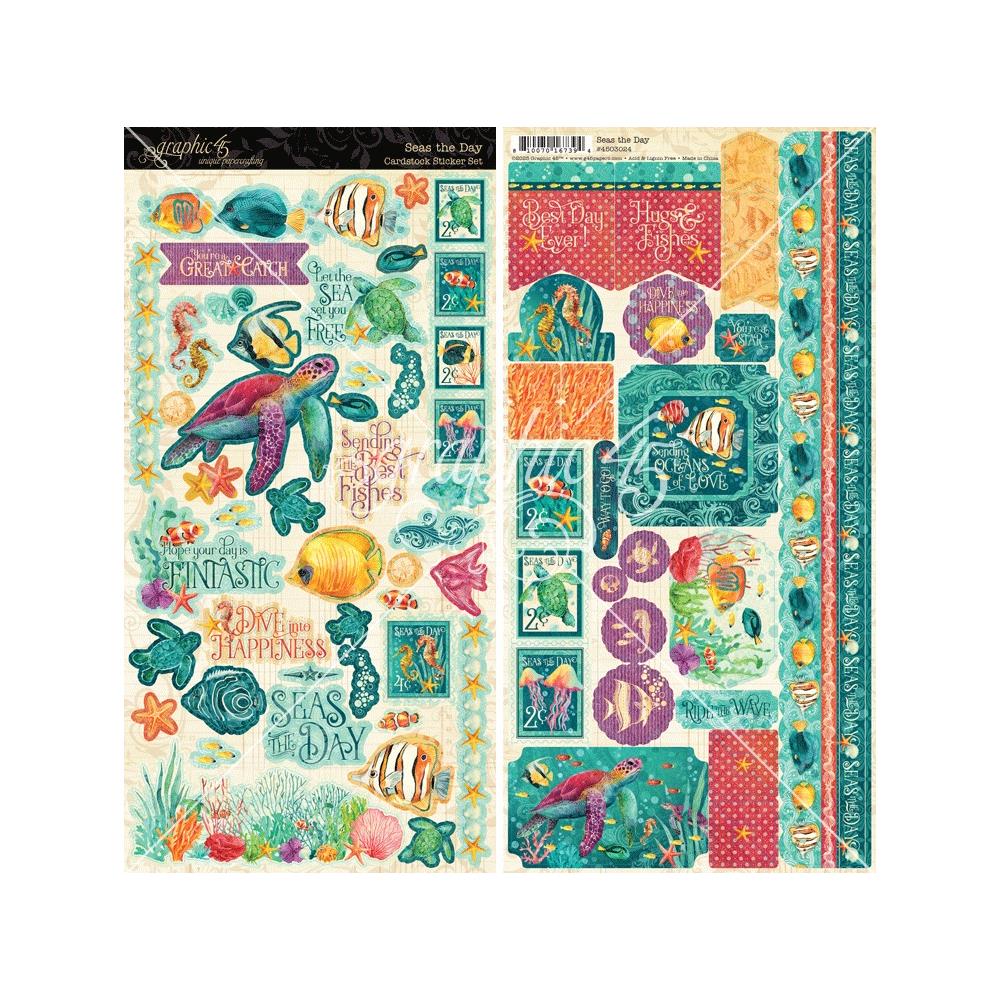 Graphic 45 Sticker Set - Seas The Day