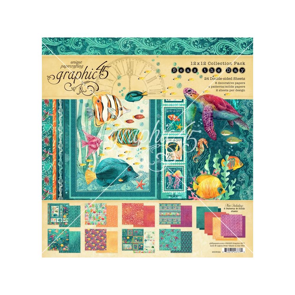 Graphic 45 Collection Pack 12x12 - Seas the Day