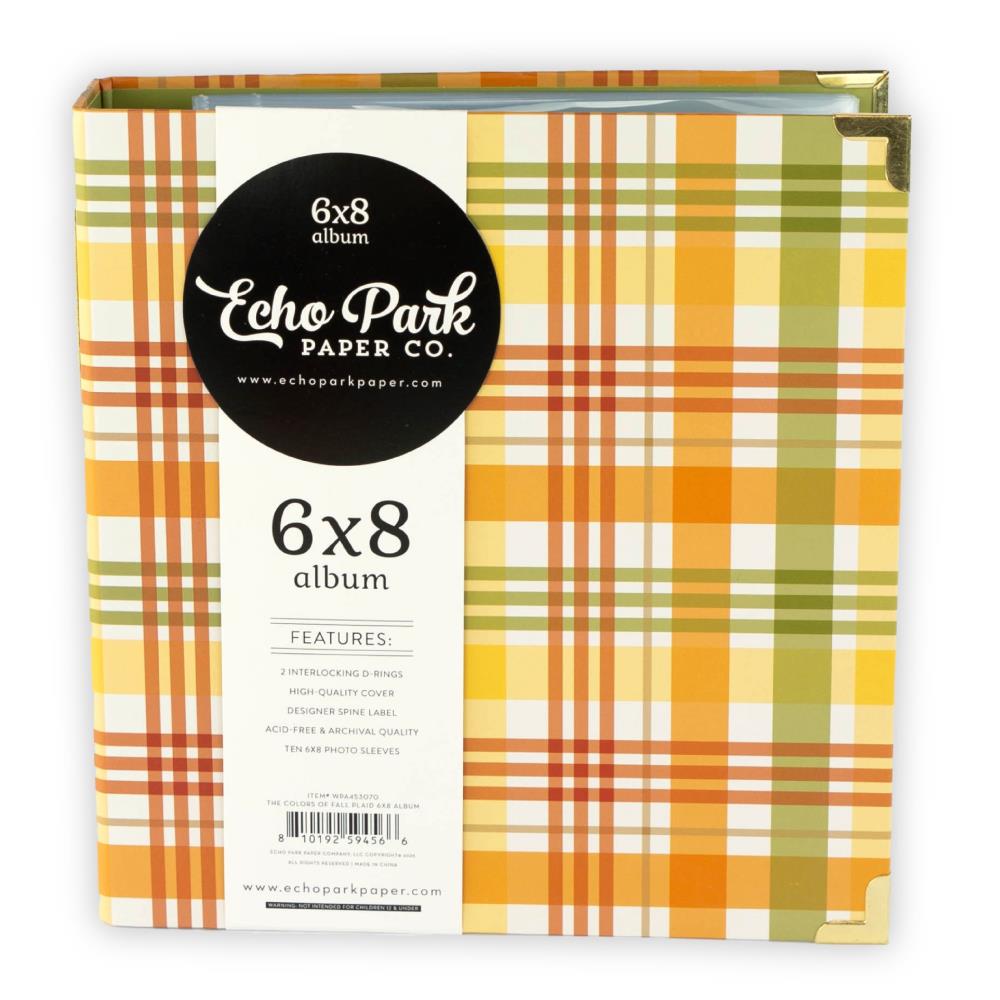 The Colors of Fall Plaid 6X8 Album