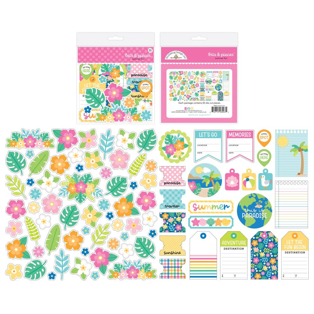 Doodlebug Bits & Pieces Die-Cuts - Summer Fun