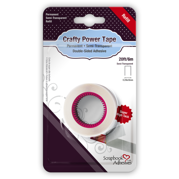 Crafty Power Tape 20' Refill Roll’ by Scrapbook Adhesives