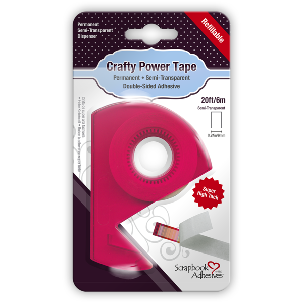 Crafty Power Tape Dispenser 20’ by Scrapbook Adhesives