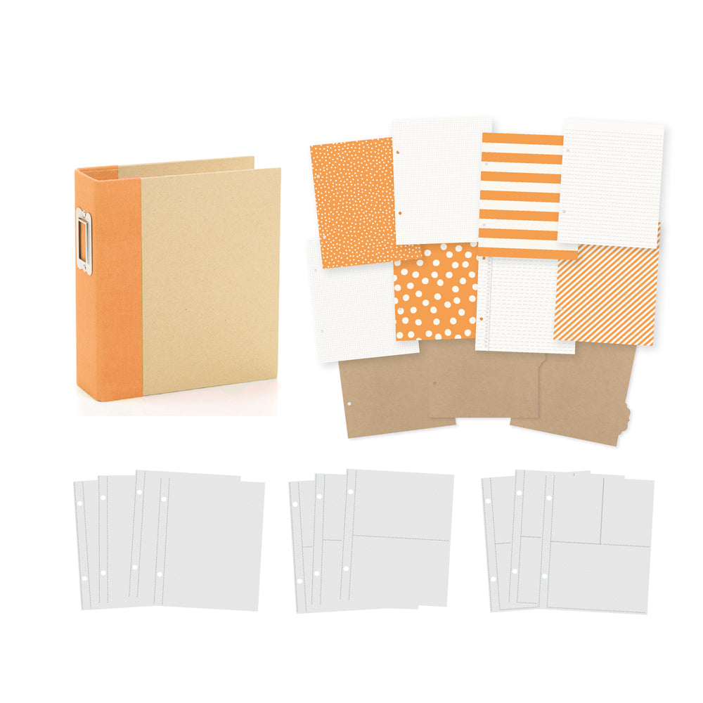 SN@P! Limited Edition 6x8 Binder - Orange **PREORDER**