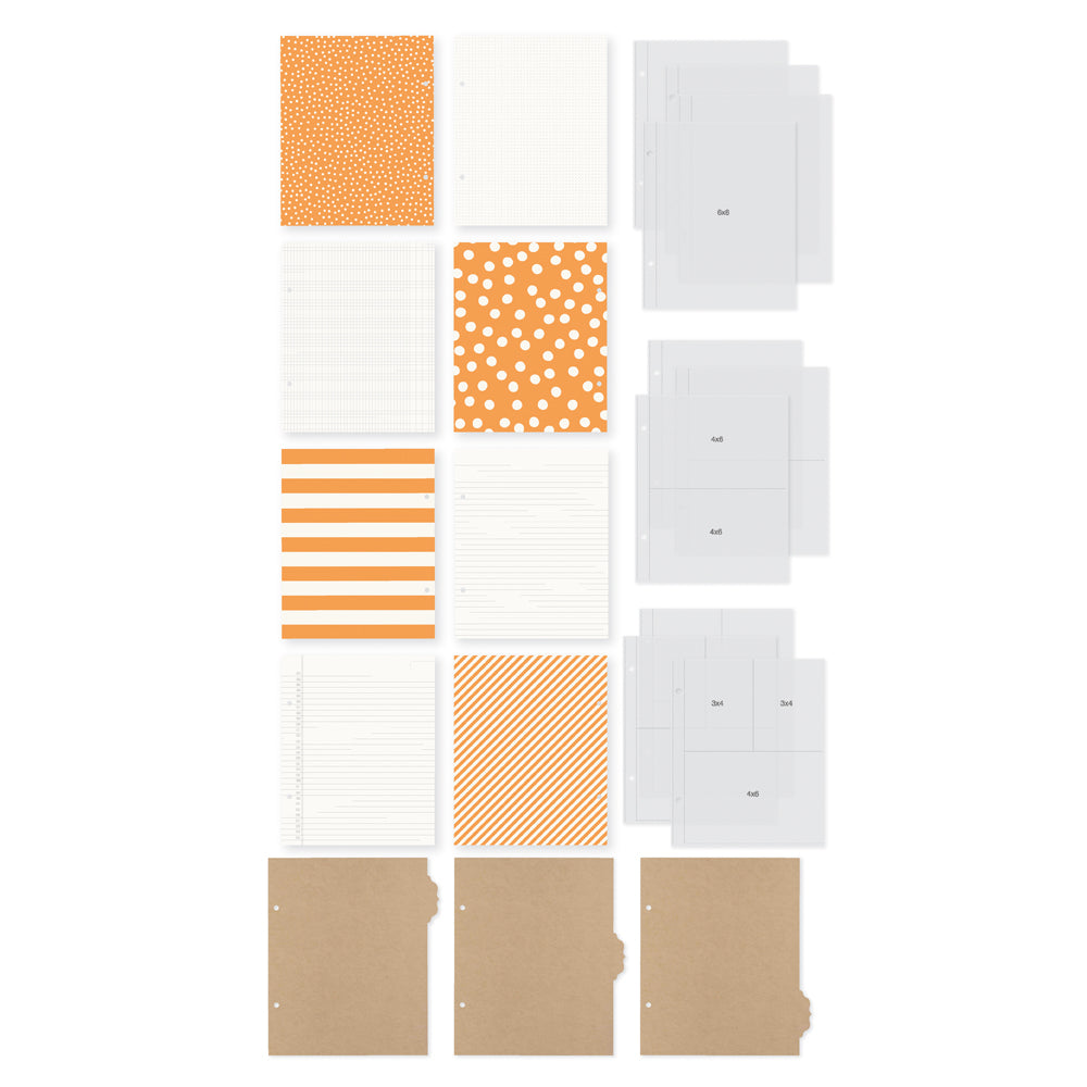 SN@P! Limited Edition 6x8 Binder - Orange **PREORDER**