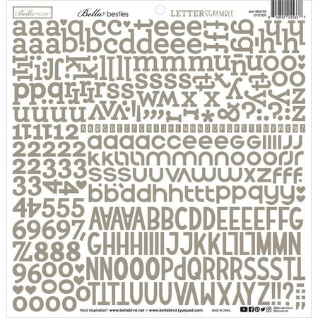 Oyster Letter Scramble Alpha Stickers