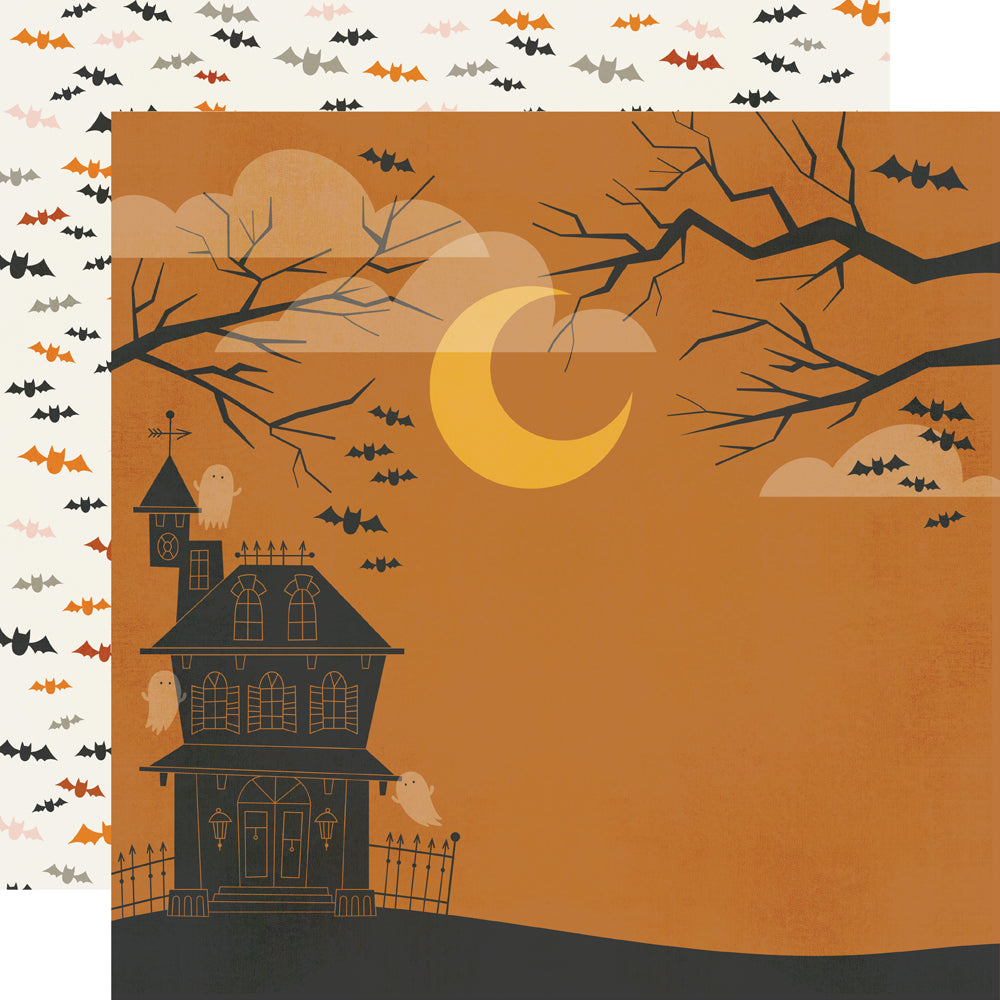 FaBOOlous 12x12 Double-Sided Designer Cardstock - Batty for Candy