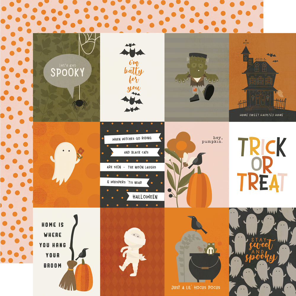 3x4 Elements FaBOOlous 12x12 Double-Sided Designer Cardstock