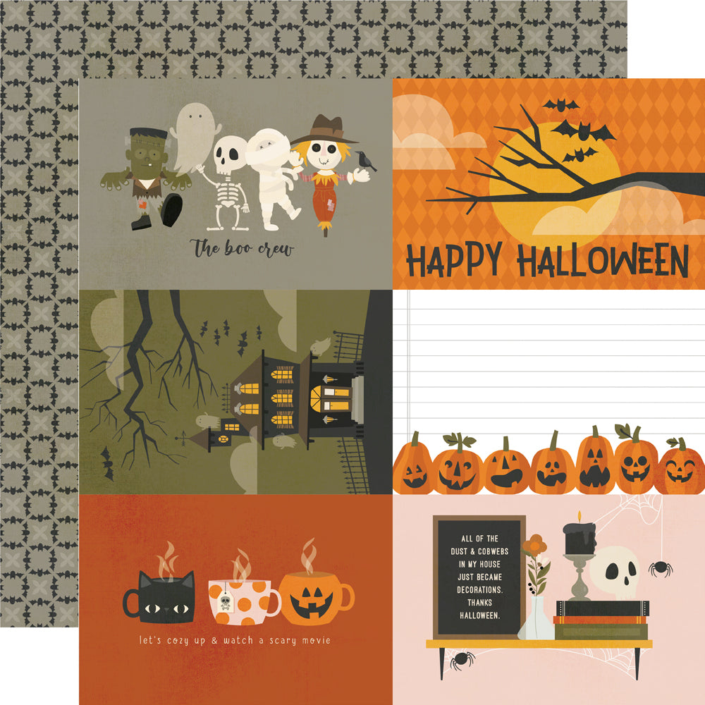4x6 Elements FaBOOlous 12x12 Double-Sided Designer Cardstock
