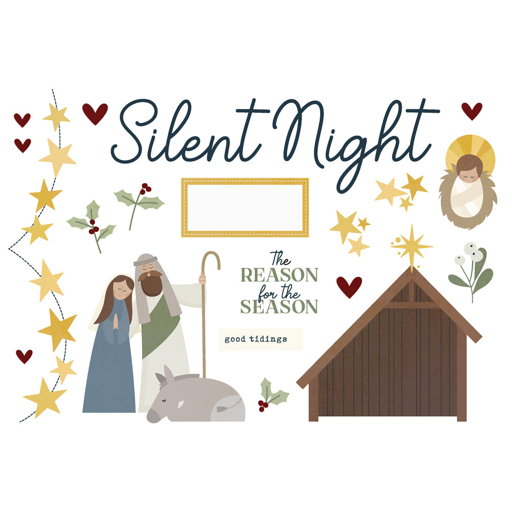 Simple Pages Page Pieces - Silent Night