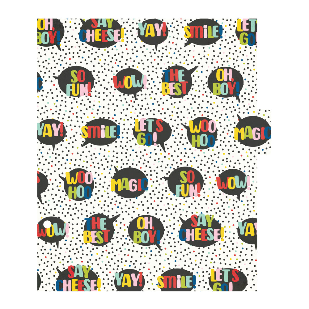 Say Cheese Magic 6x8 Snap Binder