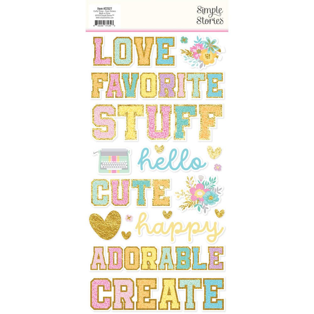 Crafty Things - Foam Stickers