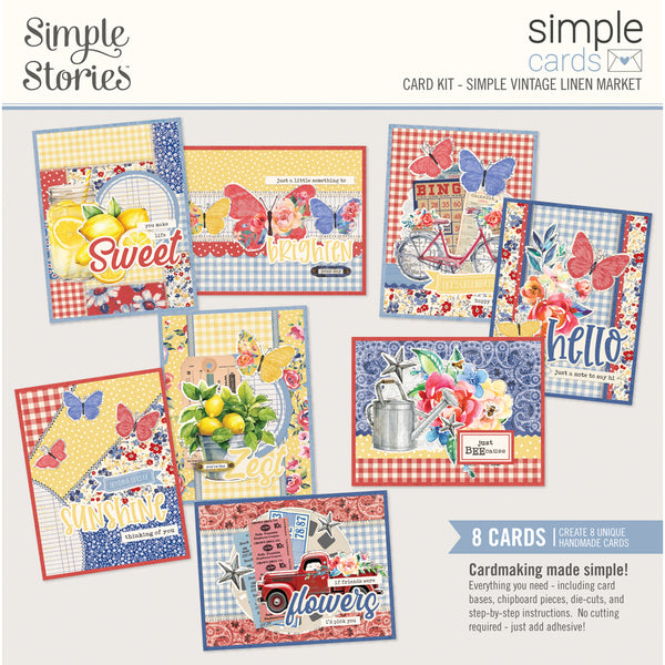 Simple Vintage Linen Market - Simple Cards Card Kit
