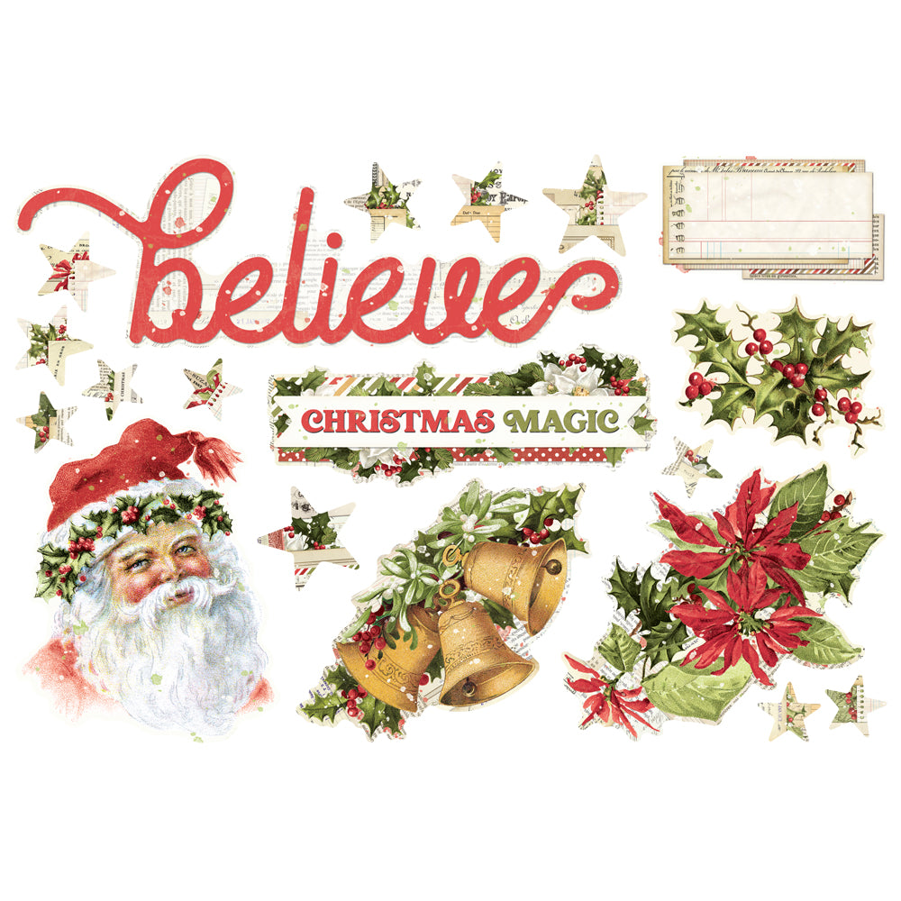 Simple Pages Page Pieces - Simple Vintage Yuletide