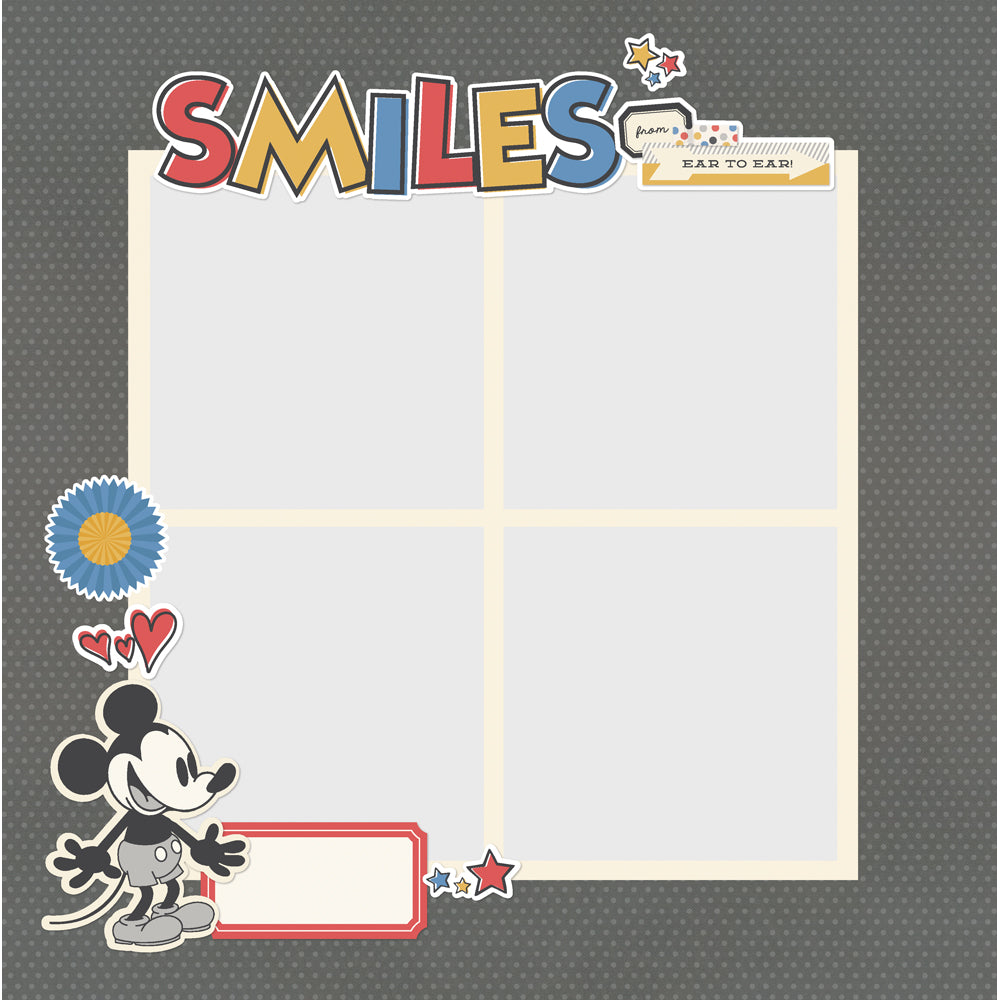 Simple Pages Page Pieces - Say Cheese Classic Mouse