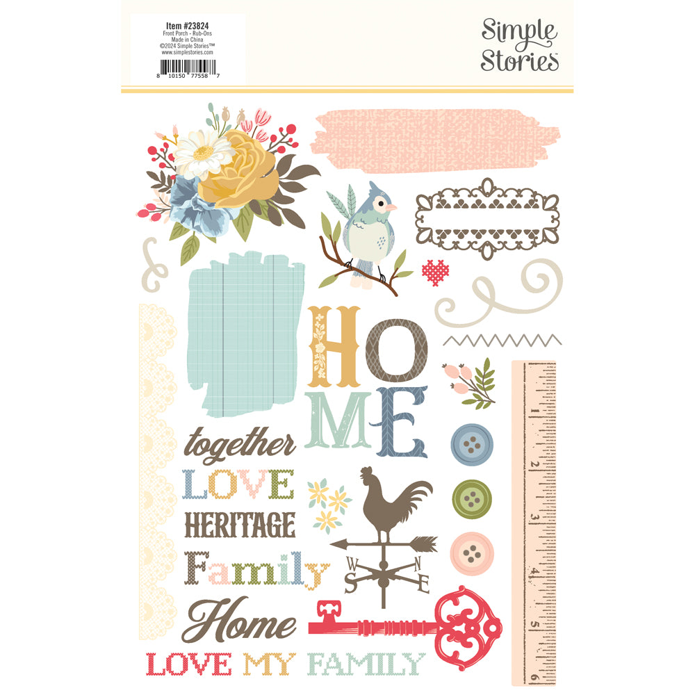 Front Porch - Rub Ons