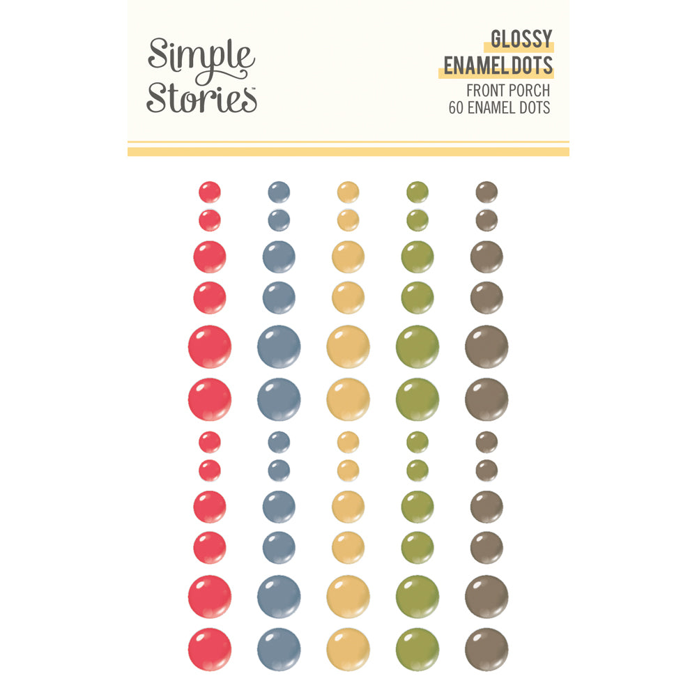 Front Porch - Glossy Enamel Dots