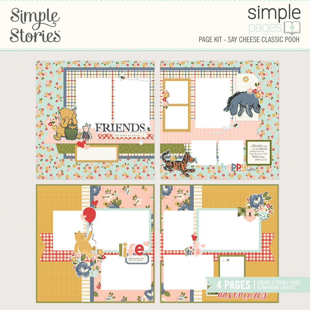 Say Cheese Classic Pooh - Simple Pages Page Kit