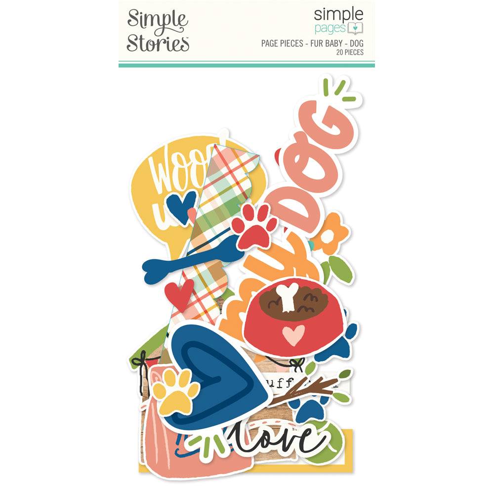 Simple Pages Page Pieces - Fur Baby Dog