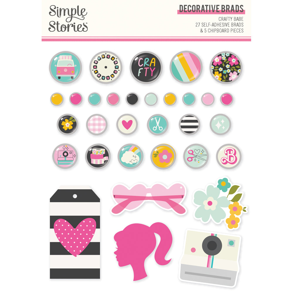 Crafty Babe - Decorative Brads