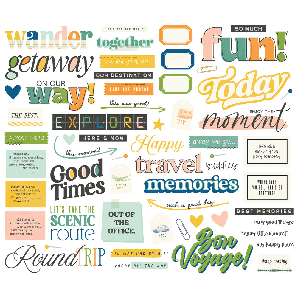 Happy Travels - Sentiment Bits & Pieces