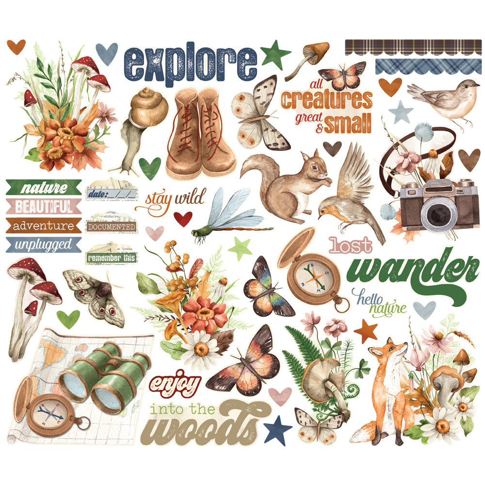 Simple Vintage Woodlands - Bits & Pieces