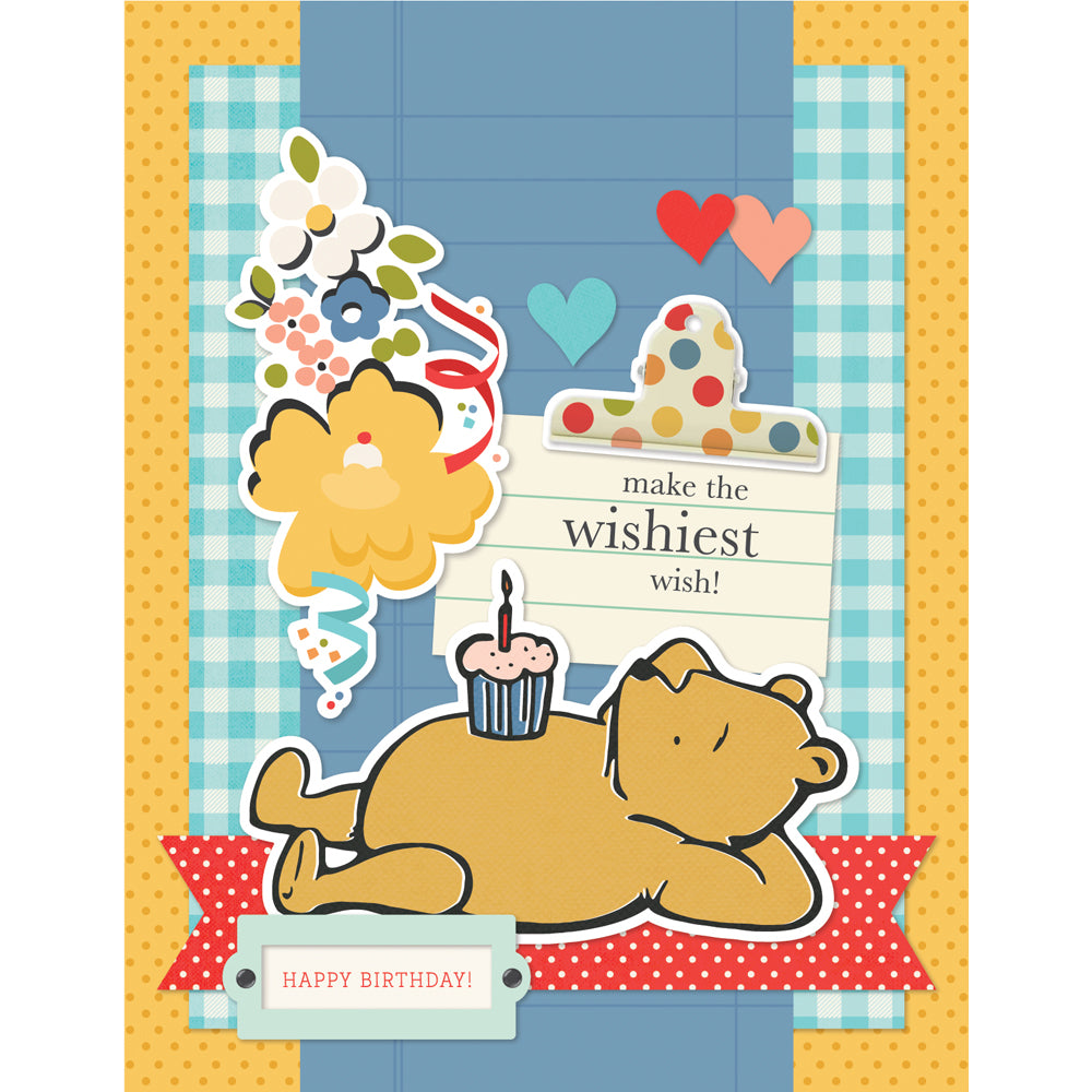 Say Cheese Classic Pooh Birthday - Simple Cards Card Kit