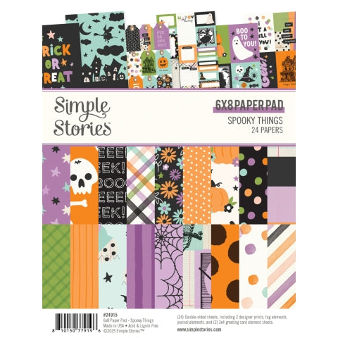 Spooky Things - 6x8 Pad **PREORDER**