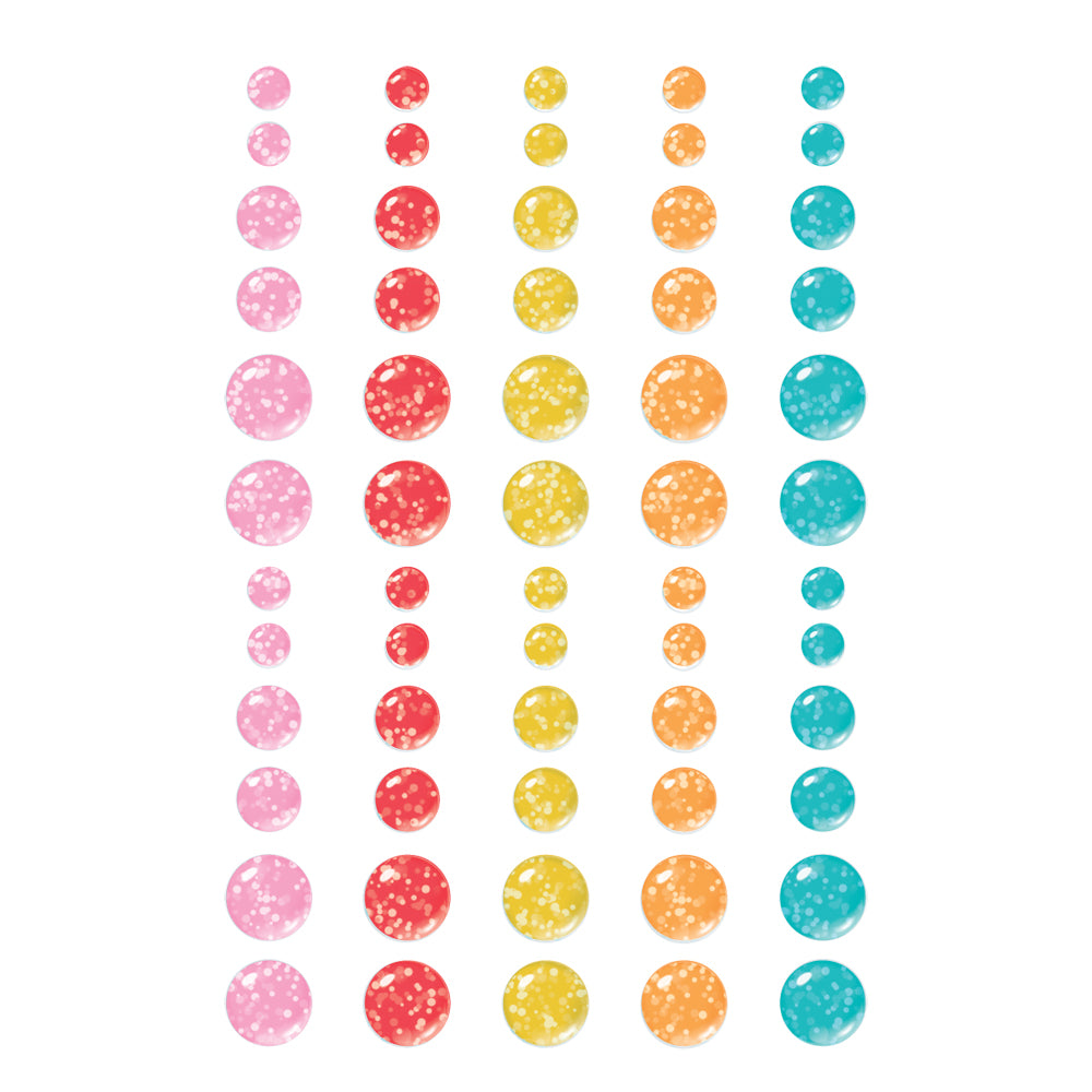 Fun Times - Glitter Enamel Dots **PREOREDER**