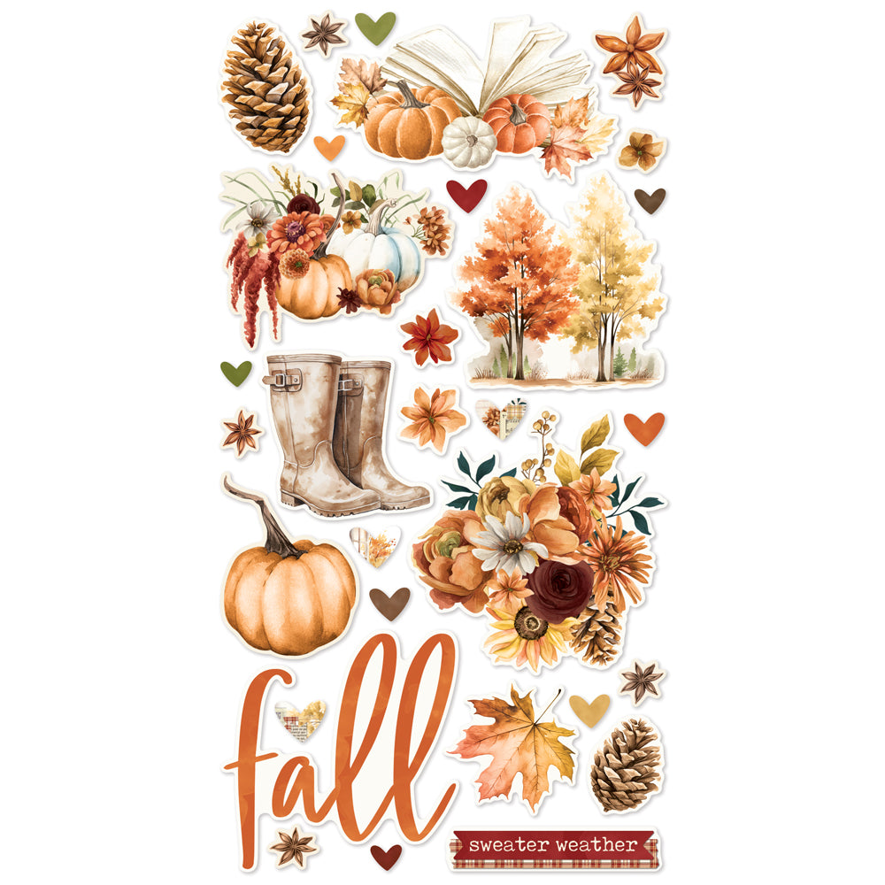 Simple Vintage Autumn Breeze - 6x12 Chipboard **PREORDER**