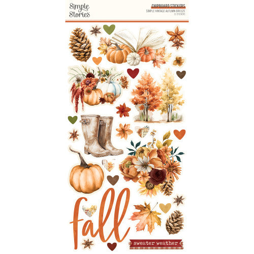 Simple Vintage Autumn Breeze - 6x12 Chipboard **PREORDER**