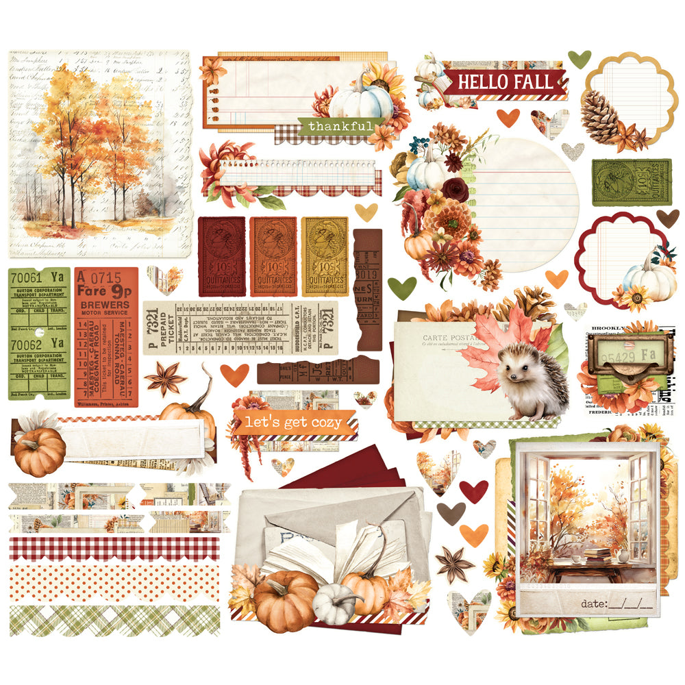 Simple Vintage Autumn Breeze - Ephemera **PREORDER**