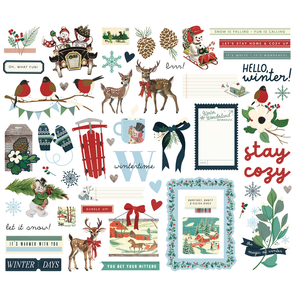 Simple Vintage Flannel Season - Bits & Pieces **PREORDER**