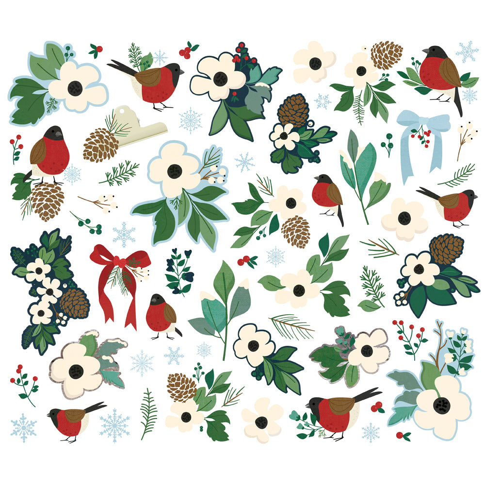 Simple Vintage Flannel Season - Floral Bits & Pieces **PREORDER**