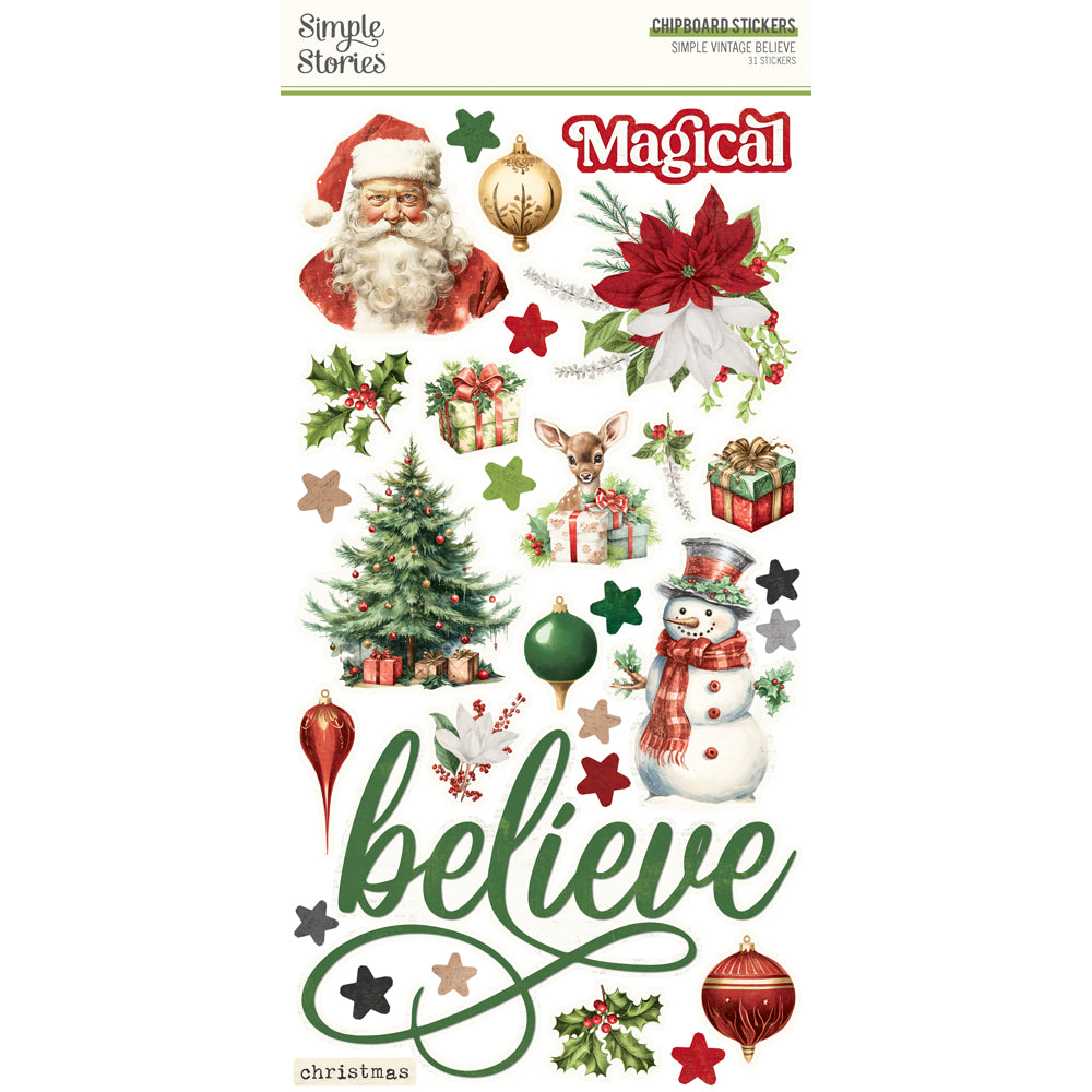 Simple Vintage Believe - 6x12 Chipboard **PREORDER**