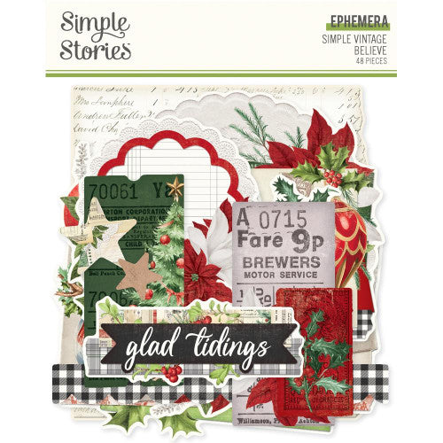 Simple Vintage Believe - Ephemera **PREORDER**