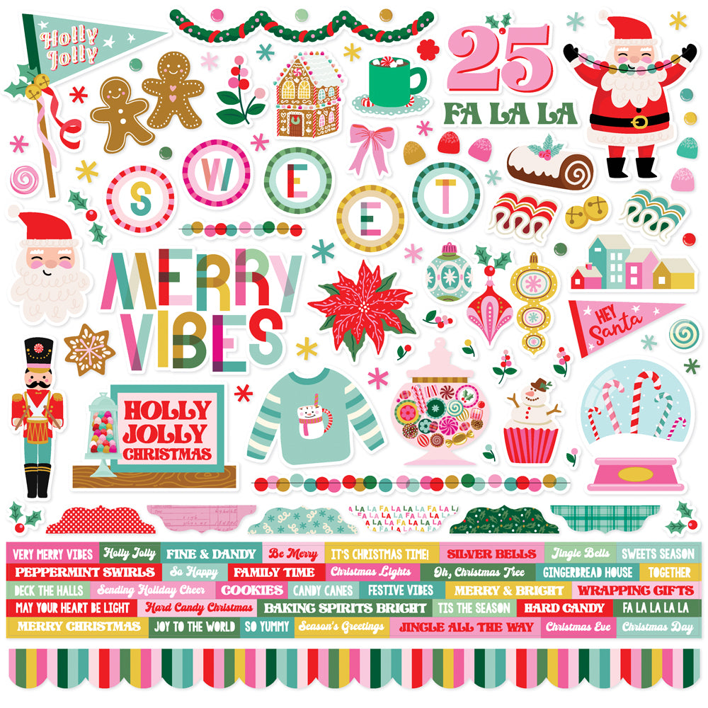 Hard Candy Christmas - Cardstock Stickers **PREORDER**