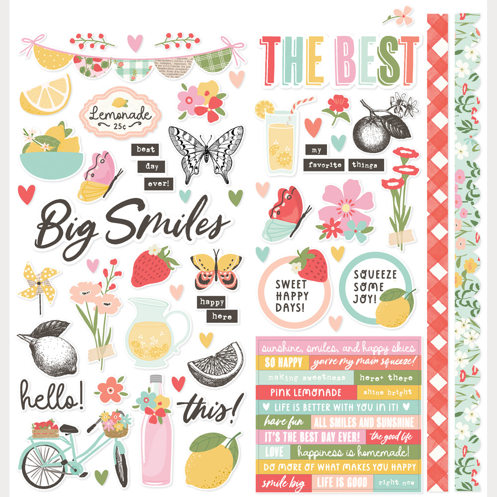 Pink Lemonade - Cardstock Stickers Icon