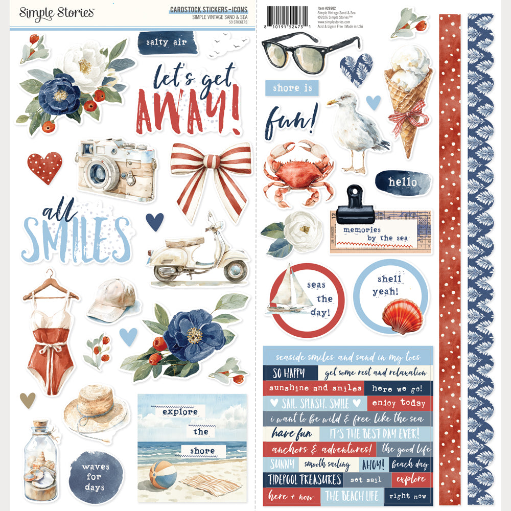Simple Vintage Sand and Sea - Collection Kit